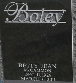 Betty <I>McCammon</I> Boley 