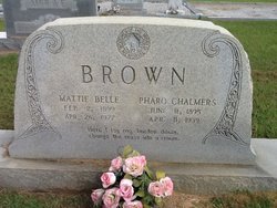 Mattie Belle <I>Daniel</I> Brown 