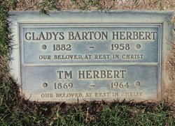 Gladys Azelia <I>Barton</I> Herbert 