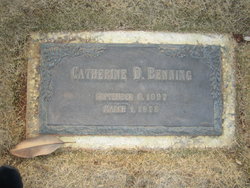 Catherine Douglass <I>Waggener</I> Benning 