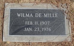 Wilma De Mille 