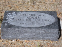 Elsie Bernice <I>Neiss</I> Adams 