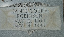 Janie <I>Tooke</I> Robinson 