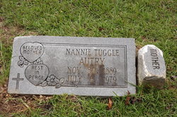 Nannie <I>Tuggle</I> Autry 