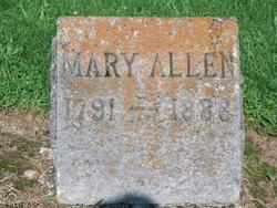 Mary <I>Hizer</I> Allen 