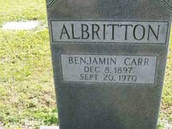Benjamin Carr Albritton 