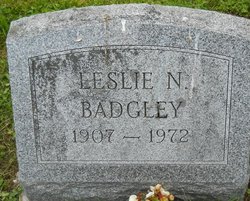 Leslie N Badgley Sr.