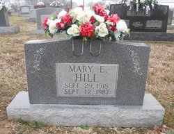 Mary Elizabeth <I>Perryman</I> Hill 