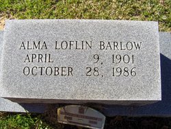 Alma <I>Loflin</I> Barlow 
