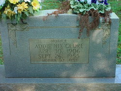Addie <I>Nix</I> Clore 