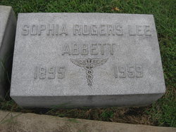 Sophia Rogers <I>Lee</I> Abbett 