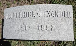 Ada B. <I>Herrick</I> Alexander 