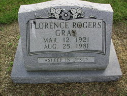 Florence Ophelia <I>Rogers</I> Gray 
