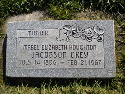 Mabel Elizabeth <I>Houghton</I> Jacobson Okey 
