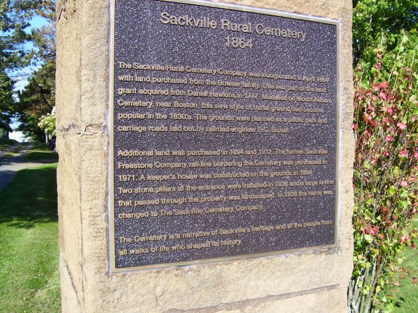 Sackville Rural Cemetery