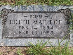 Edith Mae <I>Cox</I> Poe 