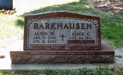 Alvin W Barkhausen 