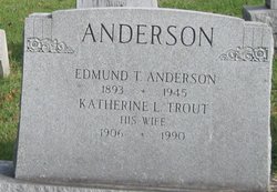 Katherine L <I>Trout</I> Anderson 