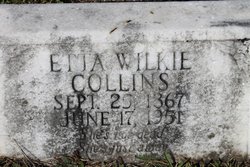 Frances Henrietta “Etta” <I>Wilkie</I> Collins 