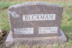 Beatrice L. “Beatie” <I>Morningstar</I> Beckman 
