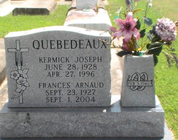 Frances <I>Arnaud</I> Quebedeaux 