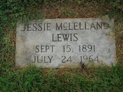 Jessie <I>McLelland</I> Lewis 