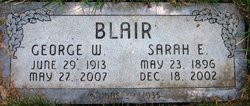 Sarah E. <I>Rice</I> Blair 