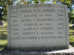 Alberta Harriet <I>Fessenden</I> Currier 