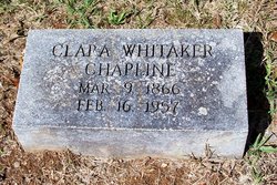 Clara <I>Whitaker</I> Chapline 