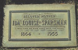 Ida Louise <I>Riewald</I> Sparsman 