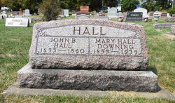 Mary Matilda <I>Jones</I> Hall Downing 
