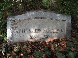 Dr William Vaiden “Willie” Nance 