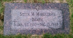 Sr M. Marguerite Bambic 