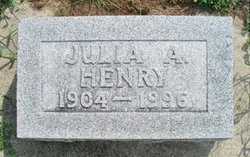 Julia Anna <I>Scherer</I> Henry 