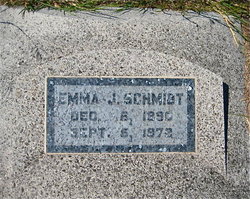 Emma Johanna <I>Gerdes</I> Schmidt 