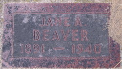 Jane Aleana <I>Bryce</I> Beaver 