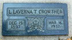 Laura Laverna <I>Taylor</I> Crowther 