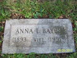 Anna L. “Laura” <I>Ramsey</I> Bayes 