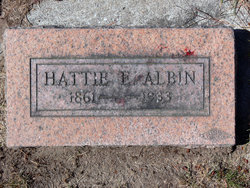 Hattie E <I>Pratt</I> Albin 