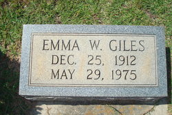 Emma <I>Woodall</I> Giles 