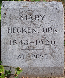 Mary <I>Sanborn</I> Heckendorn 