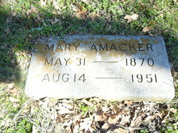 Mary <I>Cowan</I> Amacker 