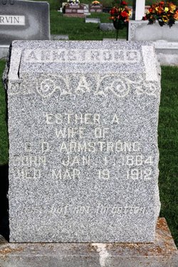 Mrs Esther Ann <I>Downen</I> Armstrong 