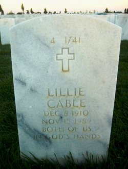 Mrs Lillie <I>Hudson</I> Cable 