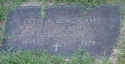 Pvt Frederick Bernard “Fred” Bergkamp 