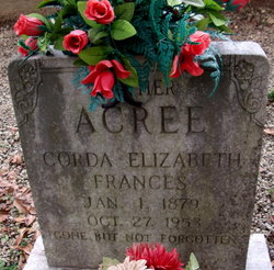 Corda Elizabeth “Frances” Acree 