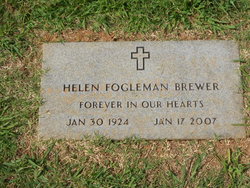 Helen Fay <I>Fogleman</I> Brewer 