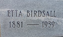 Etta L. <I>Conley</I> Birdsall 