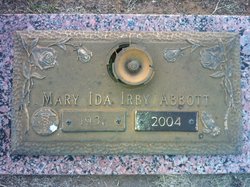 Mary Ida <I>Irby</I> Abbott 