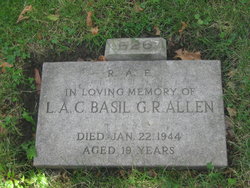 Leading Aircraftman Basil George Ragdale Allen 
